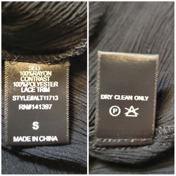 ASTR Elegant Black Lace Women's Top - Picture 9 of 9